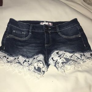 No Boundaries denim shorts